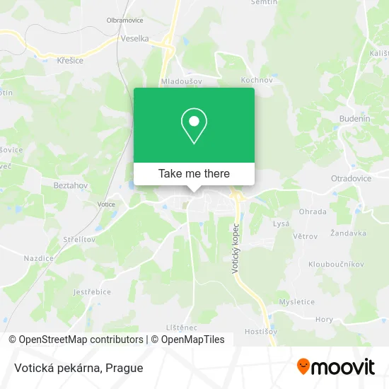 Карта Votická pekárna
