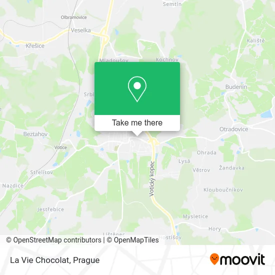 La Vie Chocolat map