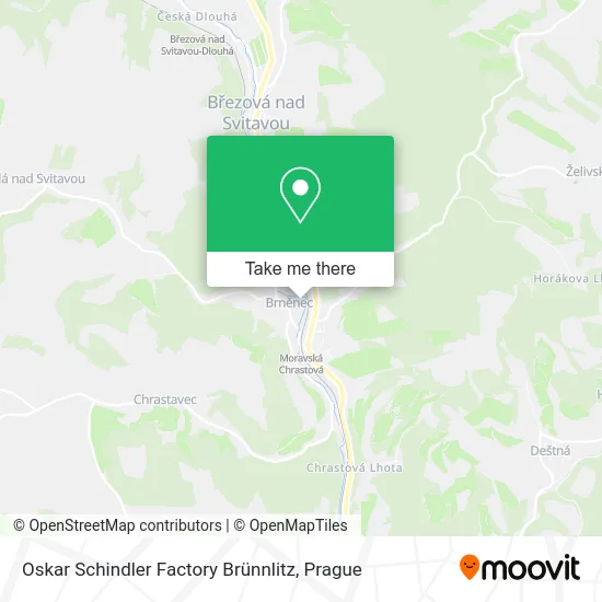 Карта Oskar Schindler Factory Brünnlitz
