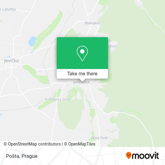 Карта Pošta