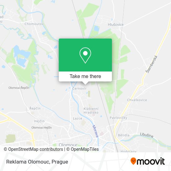 Карта Reklama Olomouc