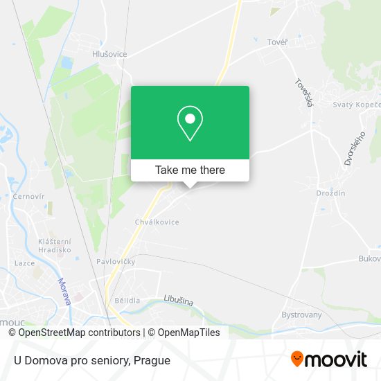 Карта U Domova pro seniory
