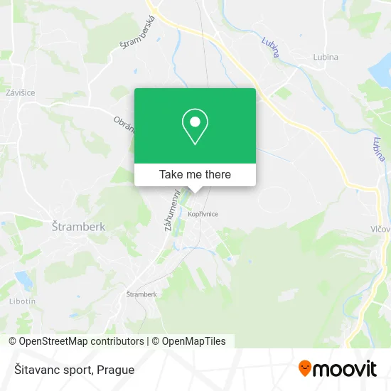 Карта Šitavanc sport