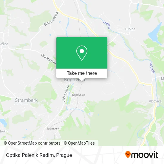 Карта Optika Palenik Radim