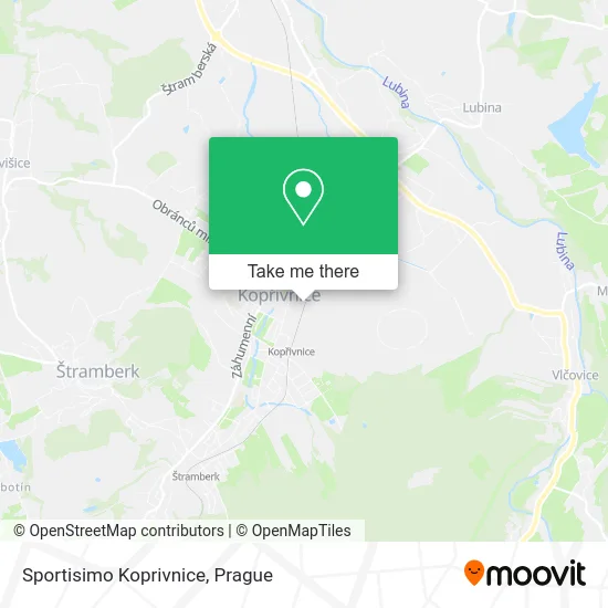 Карта Sportisimo Koprivnice
