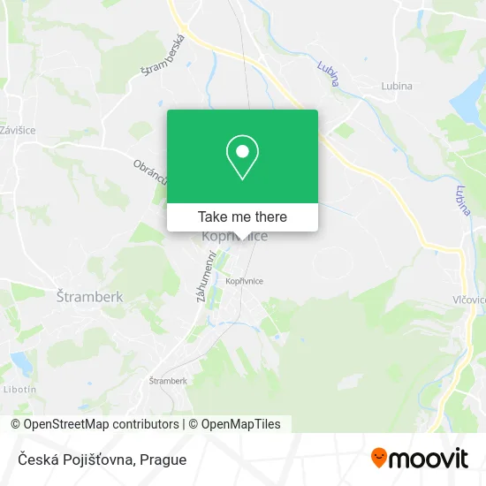 Карта Česká Pojišťovna