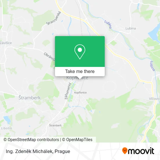 Карта Ing. Zdeněk Michálek