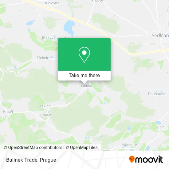 Карта Balínek Trade