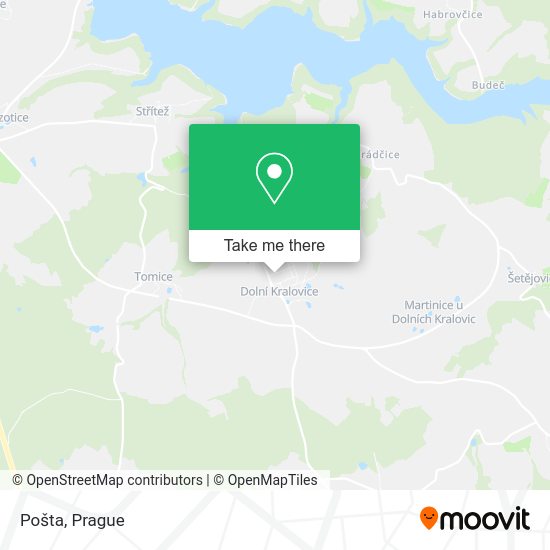 Карта Pošta