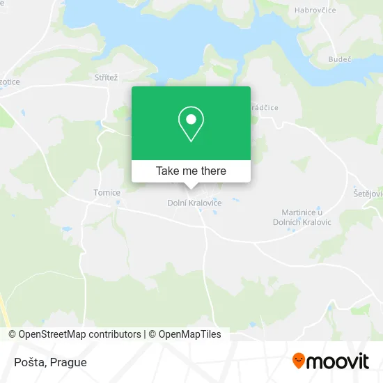 Карта Pošta