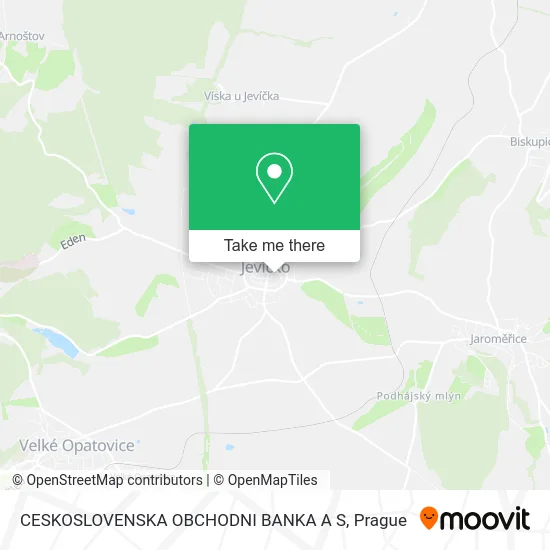 Карта CESKOSLOVENSKA OBCHODNI BANKA A S
