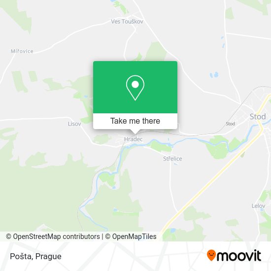 Карта Pošta