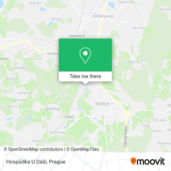 Карта Hospůdka U Dáši