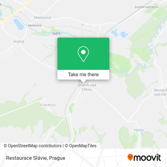 Карта Restaurace Slávie