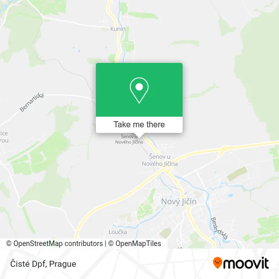 Карта Čisté Dpf