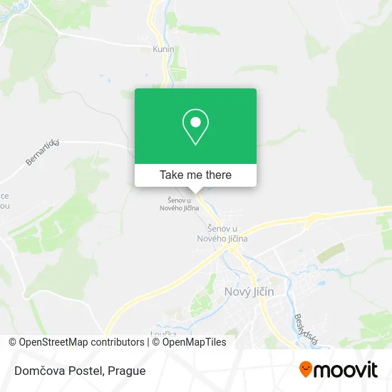 Карта Domčova Postel