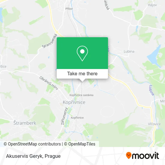 Карта Akuservis Geryk