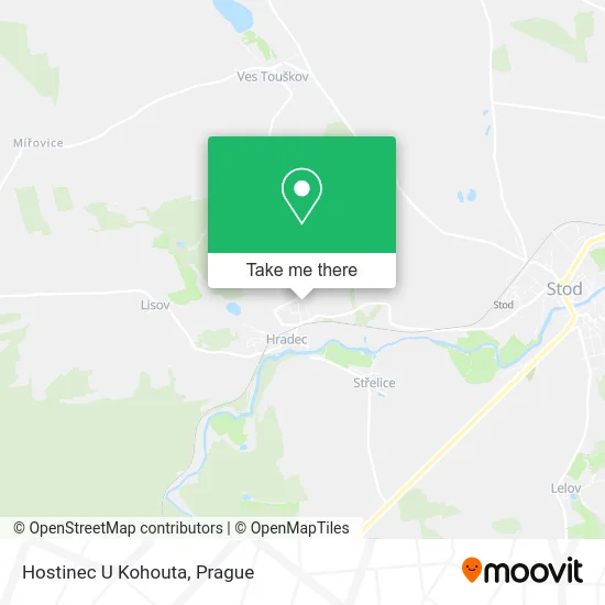 Карта Hostinec U Kohouta