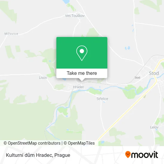 Карта Kulturní dům Hradec