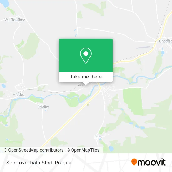 Карта Sportovní hala Stod