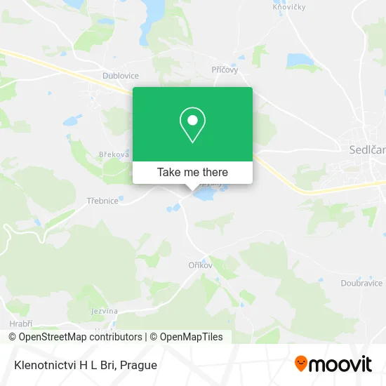 Карта Klenotnictvi H L Bri