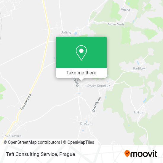 Карта Tefi Consulting Service