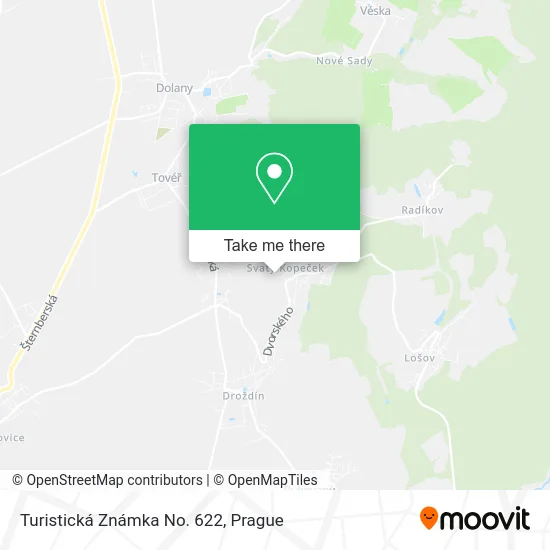 Карта Turistická Známka No. 622
