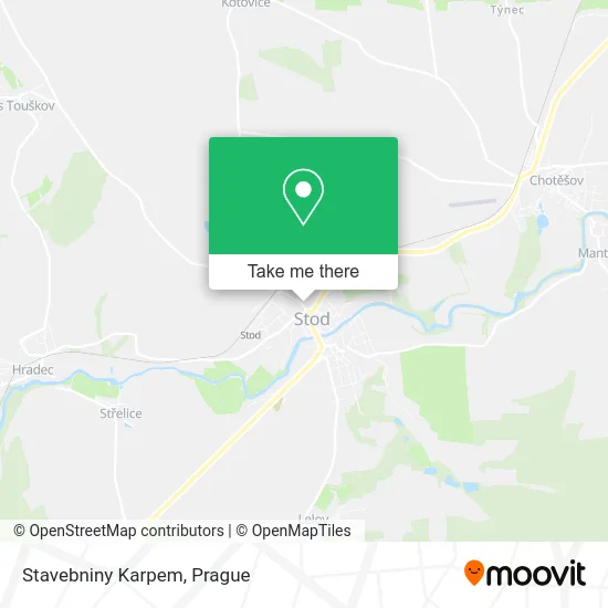 Карта Stavebniny Karpem