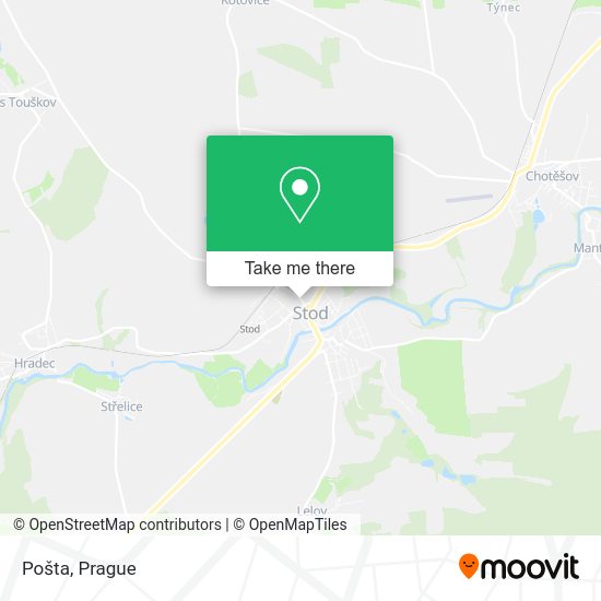 Карта Pošta