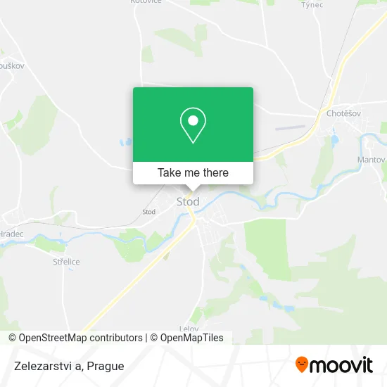 Карта Zelezarstvi a