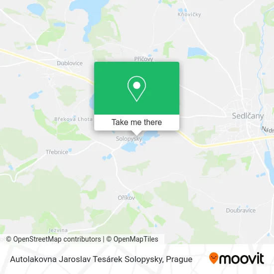 Карта Autolakovna Jaroslav Tesárek Solopysky