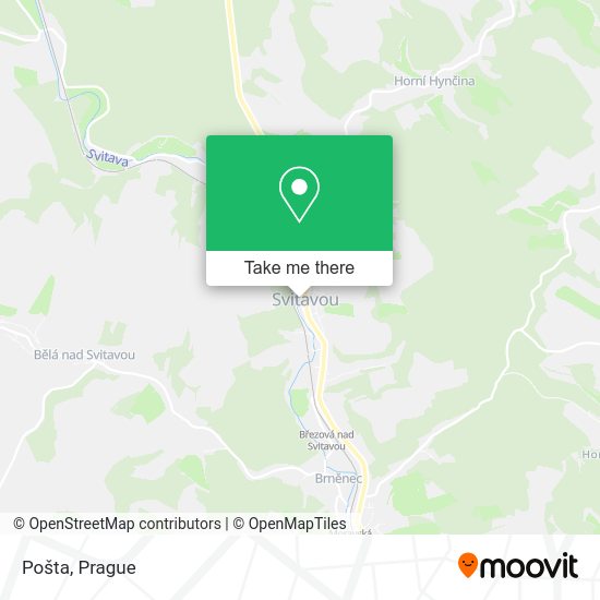 Карта Pošta