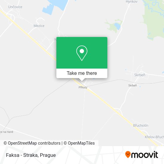 Карта Faksa - Straka