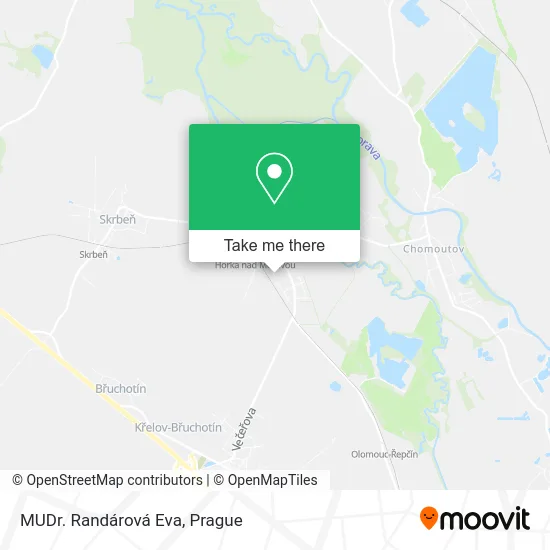 Карта MUDr. Randárová Eva