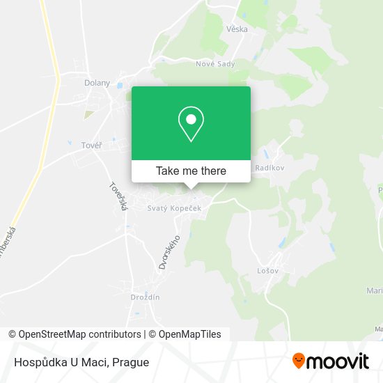 Карта Hospůdka U Maci