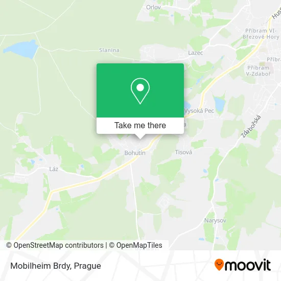 Карта Mobilheim Brdy