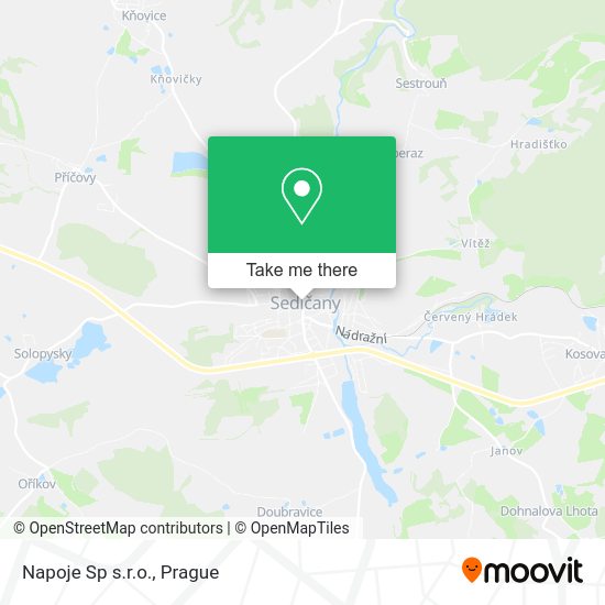 Карта Napoje Sp s.r.o.