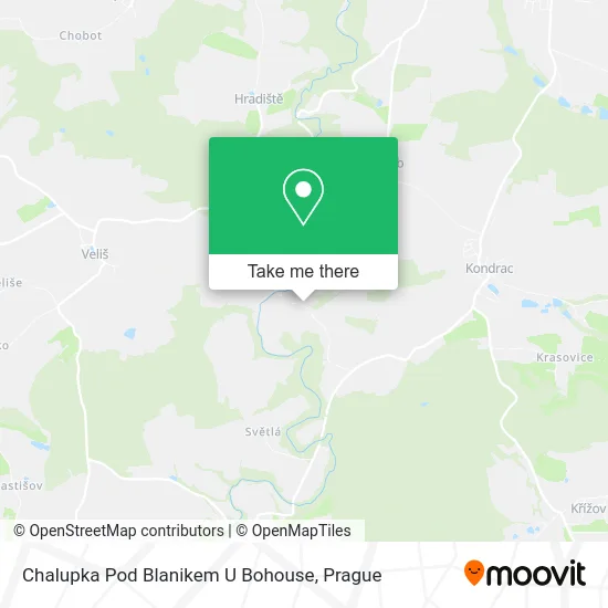 Карта Chalupka Pod Blanikem U Bohouse