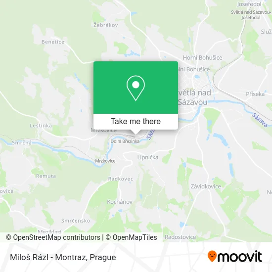 Карта Miloš Rázl - Montraz