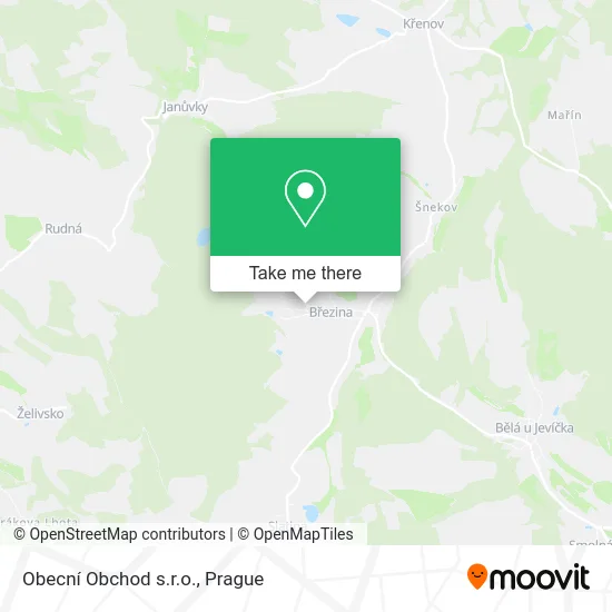Карта Obecní Obchod s.r.o.