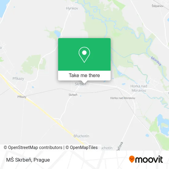 Карта MŠ Skrbeň