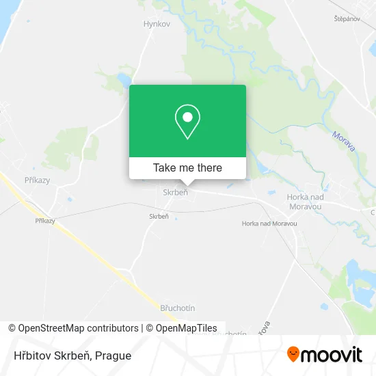 Карта Hřbitov Skrbeň