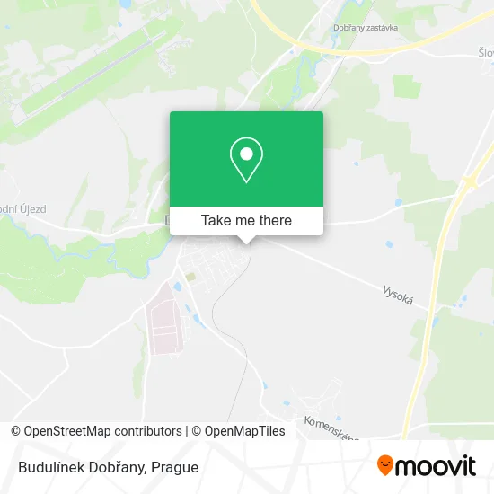 Карта Budulínek Dobřany