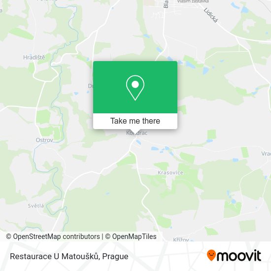 Карта Restaurace U Matoušků