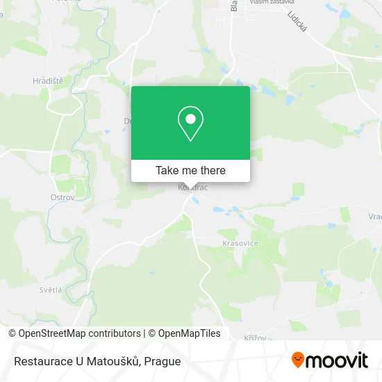 Карта Restaurace U Matoušků