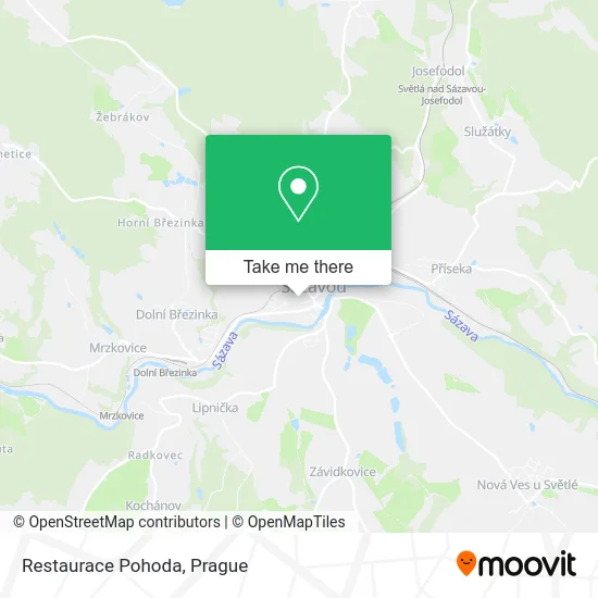 Карта Restaurace Pohoda