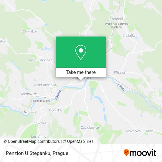 Карта Penzion U Stepanku