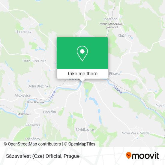 Карта Sázavafest (Cze) Official