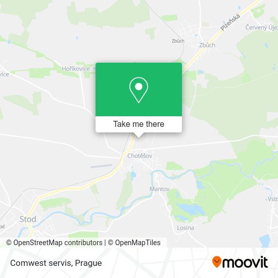 Карта Comwest servis