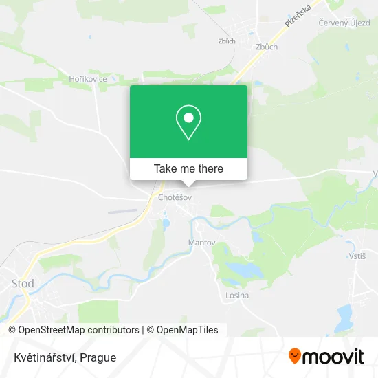 Květinářství map